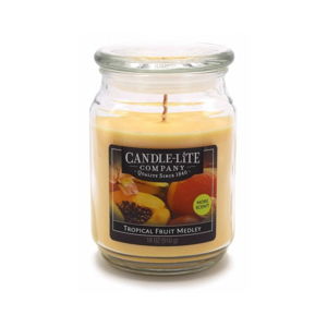 Vonná svíčka ve skle s vůní tropického ovoce Candle-Lite, doba hoření až 110 hodin
