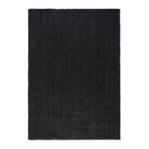 Černý jutový koberec 190x280 cm Bouclé – Hanse Home