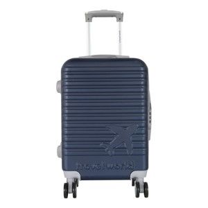 Tmavě modré kabinové zavazadlo na kolečkách Travel World Aiport, 44 l