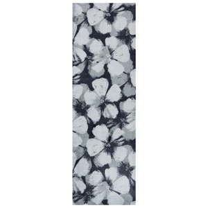 Šedý běhoun White Label Grau, 50 x 150 cm