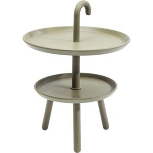 Zelený odkládací stolek Kare Design Jacky, ⌀ 42 cm