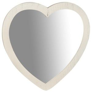 Zrcadlo ve tvaru srdce Crido Consulting Heart, 45 x 45 cm