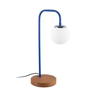 Stolní lampa s detailem v modré barvě Lanty Table Lamp, výška 53 cm