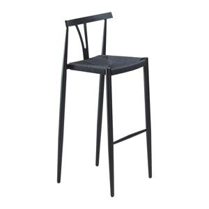 Černá barová židle DAN-FORM Denmark Alfa