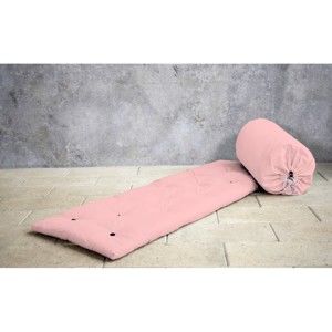 Futon/postel pro návštěvy Karup Bed In a Bag Pink Peonie
