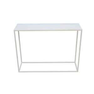 Bílý konzolový stolek take me HOME Aren, 100 x 30 cm
