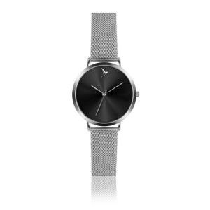 Dámské hodinky s páskem z nerezové oceli ve stříbrné barvě Emily Westwood Black