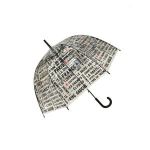 Transparentní holový deštník Birdcage France, ⌀ 81 cm