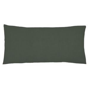 Sada 2 tmavě zelených povlaků na polštář z bavlněného perkálu L'Officiel Interiors Les Essentiels, 40 x 80 cm