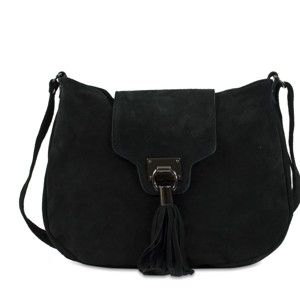 Černá kabelka z nubukové kůže Infinitif Pexine