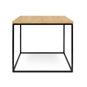 Konferenční stolek s černými nohami TemaHome Gleam, 50 cm