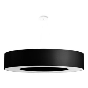 Černé závěsné svítidlo s textilním stínidlem ø 90 cm Galata – Nice Lamps