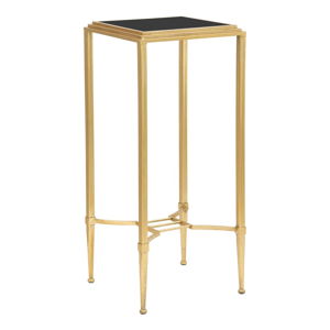 Odkládací stolek ve zlaté barvě Mauro Ferretti Roman, 35 x 80 cm