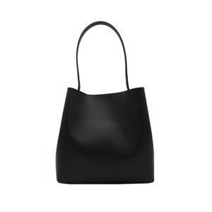 Černá kabelka z pravé kůže Andrea Cardone Simple