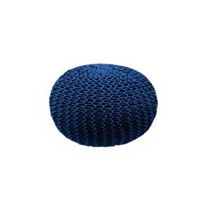 Tmavě modrý puf Dedalo, ⌀ 45 cm