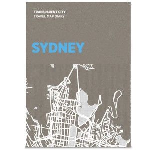 Mapa na popisky Palomar Transparent City Sydney