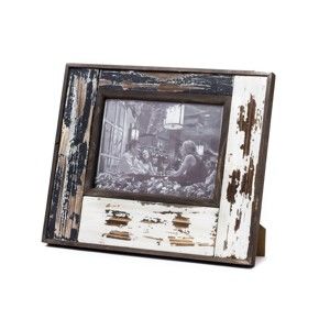 Hnědo-bílý fotorámeček Ego Dekor Grando, 33 x 28 cm