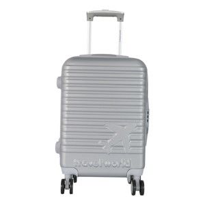 Světle šedé kabinové zavazadlo na kolečkách Travel World Aiport, 44 l