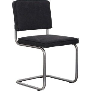 Sada 2 černých židlí Zuiver Ridge Brushed Vintage