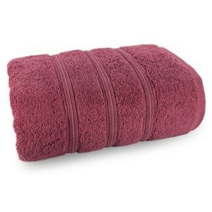 Bordó ručník ze 100% bavlny Marie Lou Majo, 90 x 50 cm