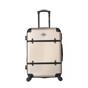 Béžový cestovní kufr na kolečkách GERARD PASQUIER Calia Valise Weekend, 64 l