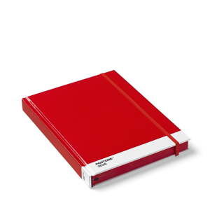 Červený zápisník Pantone
