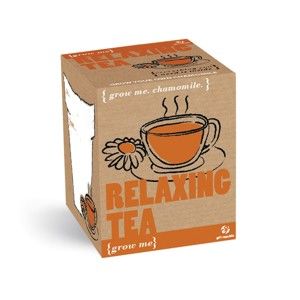 Pěstitelský set se semínky heřmánku Gift Republic Relaxing Tea