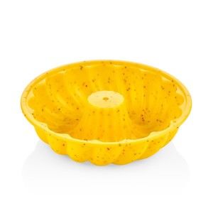 Žlutá silikonová forma na bábovku The Mia Maya, ⌀ 12,5 cm