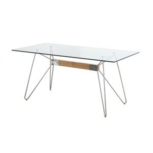 Jídelní stůl s bílýma nohama Marckeric Nicole, 160 x 90 cm