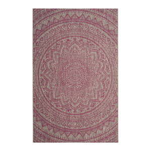 Tmavě růžový koberec vhodný do exteriéru Safavieh Kalene, 90 x 150 cm