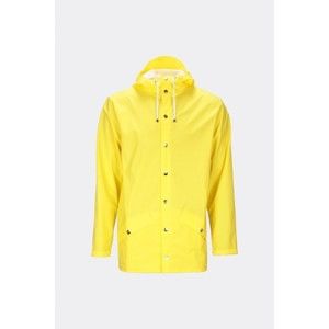 Žlutá unisex bunda s vysokou voděodolností Rains Jacket, velikost M / L