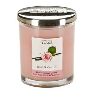 Aroma svíčka s vůní růže a vanilky Copenhagen Candles, doba hoření 40 hodin