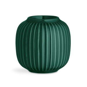 Zelený porcelánový svícen na čajové svíčky Kähler Design Hammershoi, ⌀ 9 cm