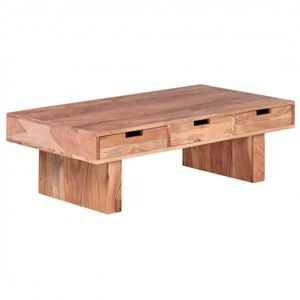 Konferenční stolek z masivního akáciového dřeva Skyport Viviana