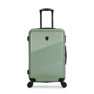 Zelený cestovní kufr na kolečkách GENTLEMAN FARMER Sento Valise Weekend, 64 l