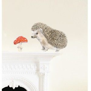 Znovu snímatelná samolepka Hedgehog, 30x21 cm
