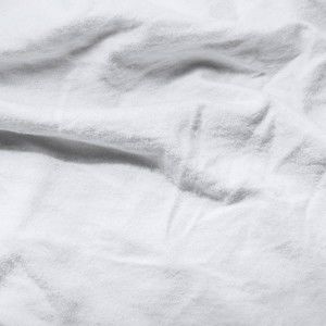 Bílé elastické prostěradlo Homecare, 80-100 x 200 cm