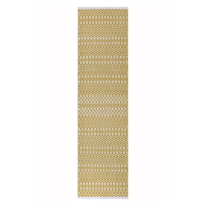 Bílo-žlutý běhoun Asiatic Carpets Halsey, 66 x 240 cm