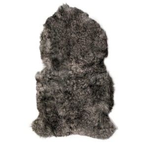 Šedá ovčí kožešina s krátkým chlupem Arctic Fur Lina, 90 x 60 cm
