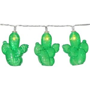 Světelný LED řetěz Best Season Cactus, 10 světýlek