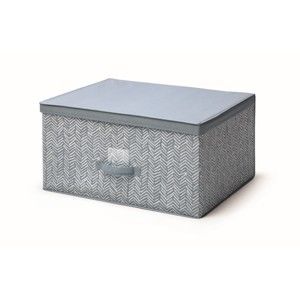 Modrý úložný box s víkem Cosatto Tweed, šířka 60 cm