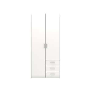 Bílá šatní skříň Evegreen House Home, výška 175,4 cm