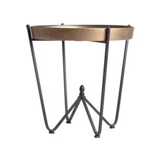 Odkládací stolek ze železa Last Deco Siofok, ø 63 cm