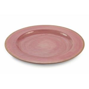 Sada 6 fialových melaminových talířů Villa d'Este Baita, ⌀ 28 cm