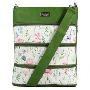 Zeleno-béžová kabelka Dara bags Dariana Big No.2008