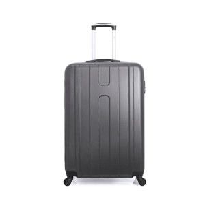 Tmavě šedý cestovní kufr na kolečkách Hero Ioulia, 60 l