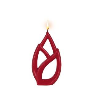 Červená svíčka Alusi Livia Petit, 2,5 hodiny hoření