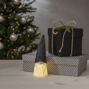 Bílo-černá světelná dekorace s vánočním motivem ø 6,5 cm Joylight – Star Trading