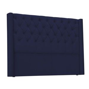 Modré čelo postele Windsor & Co Sofas Queen, 156 x 120 cm