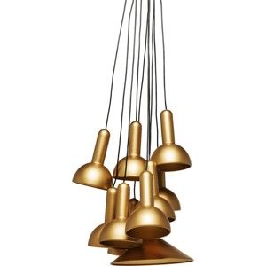 Stropní svítidlo ve zlaté barvě Kare Design Cappello